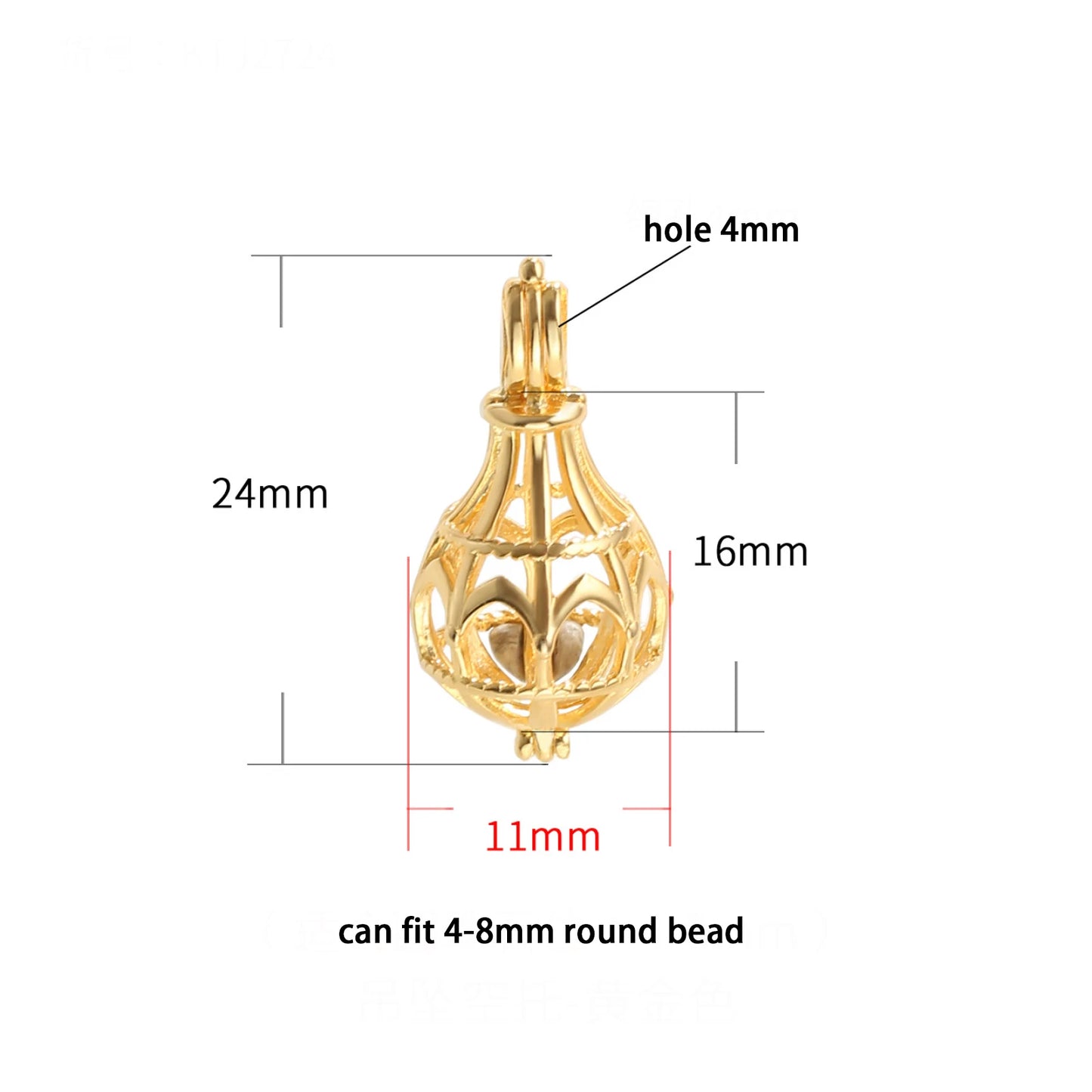 Silver Pearl Cage – Magic Vase