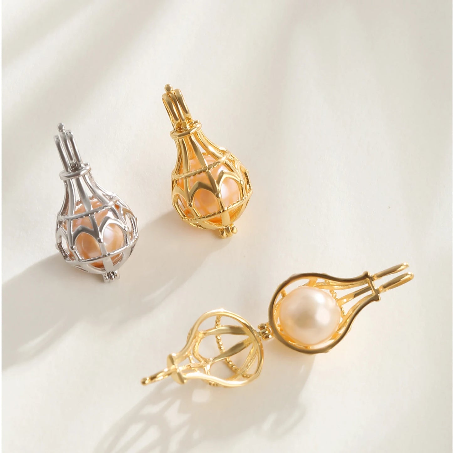 Silver Pearl Cage – Magic Vase