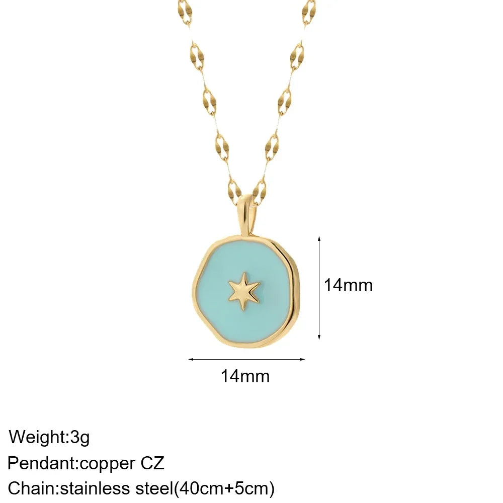 Gold Animal & Heart Necklace