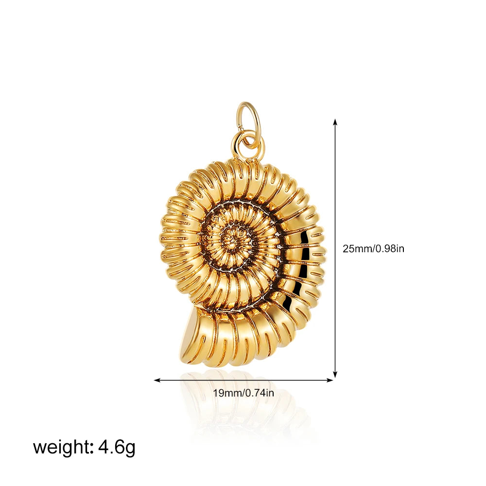 Gold Moon Star Evil Eye Pendant