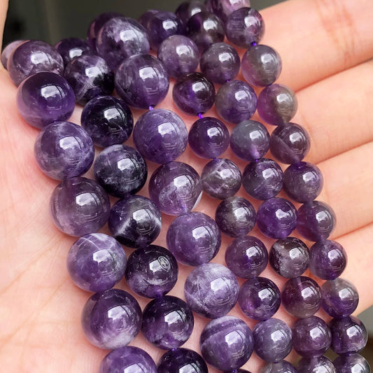 Amethyst Round Beads DIY