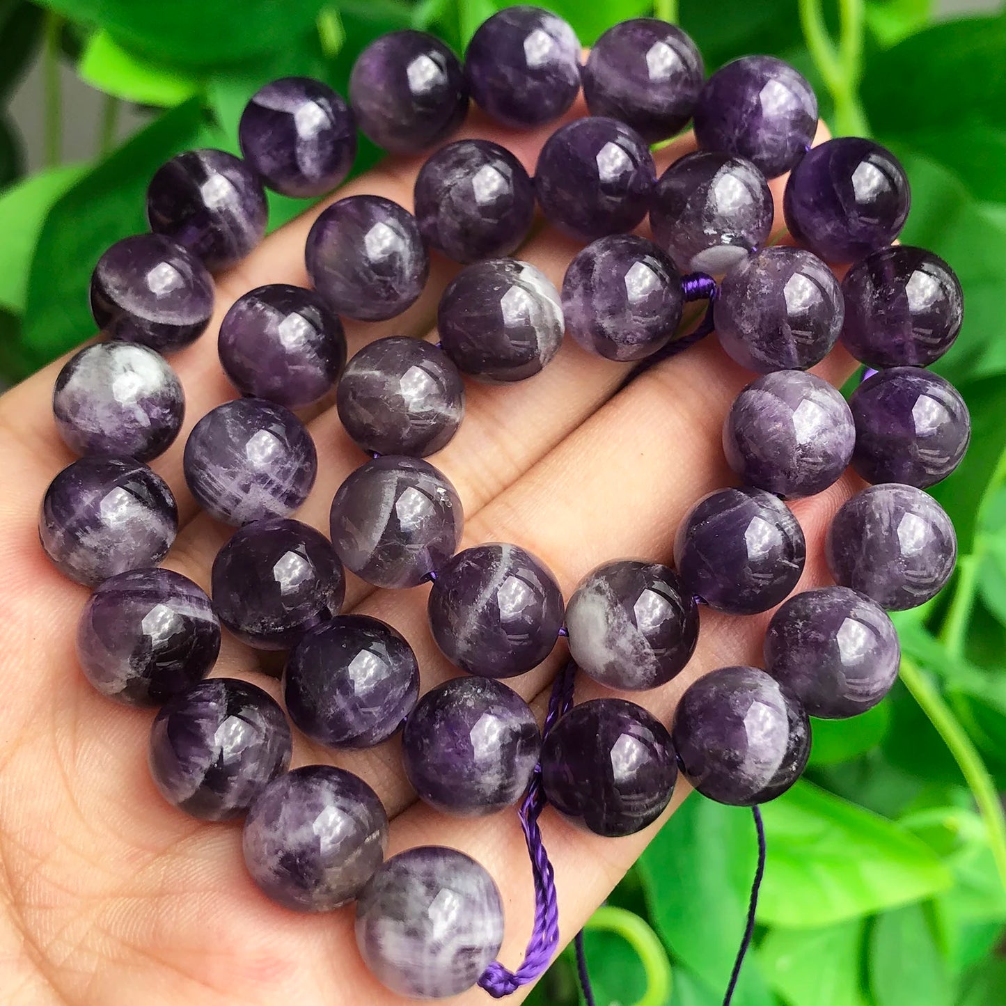 Amethyst Round Beads DIY