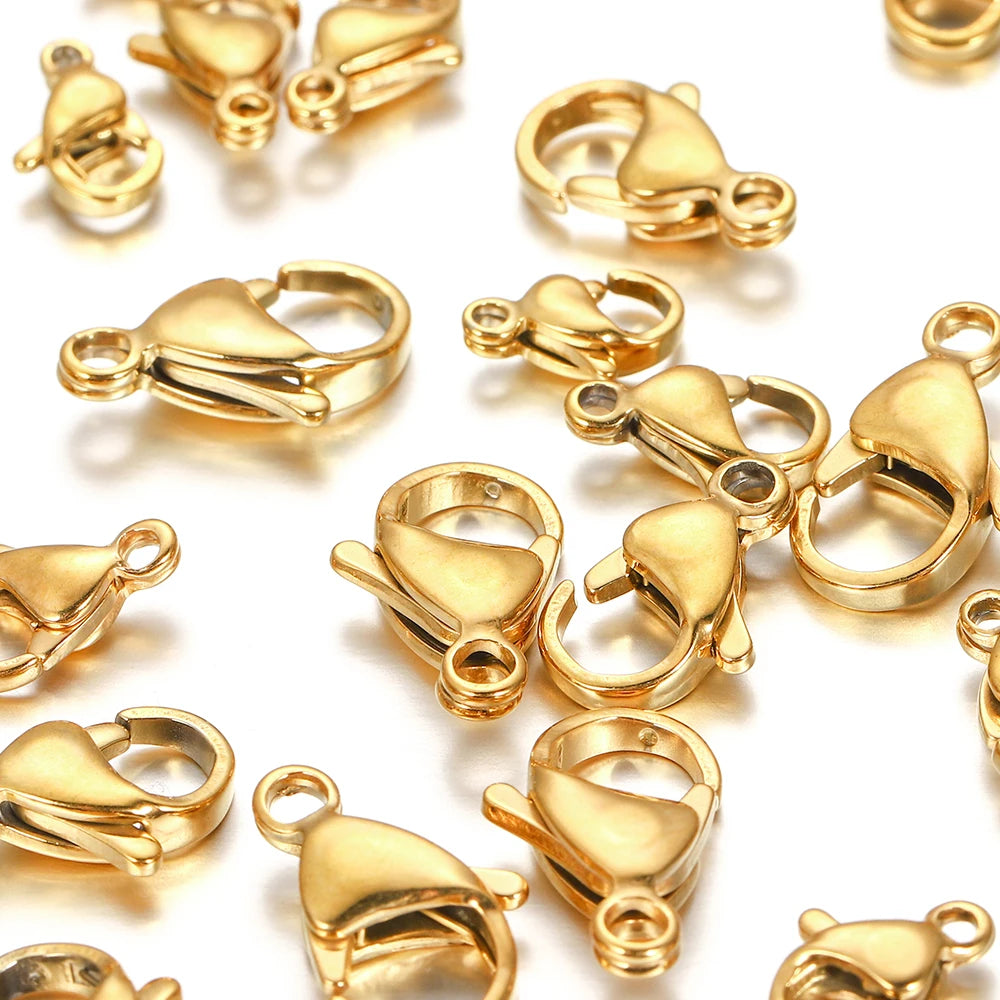 Gold Plated Lobster Clasps DIY