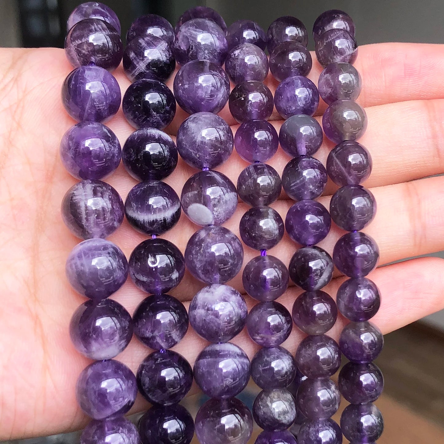 Amethyst Round Beads DIY