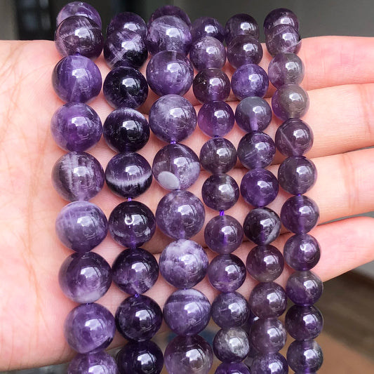 Amethyst Round Beads DIY