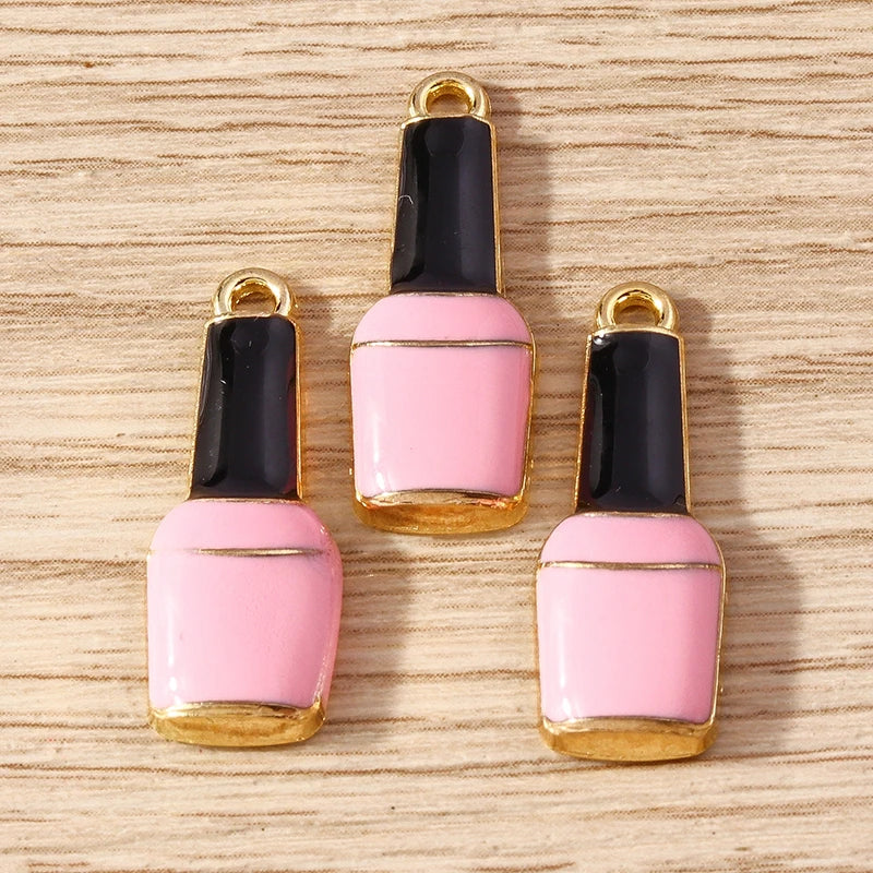 10pcs Lipstick Lips Charms