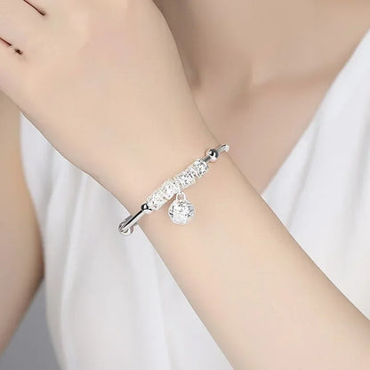 2024 Sterling Silver Stone Bangle