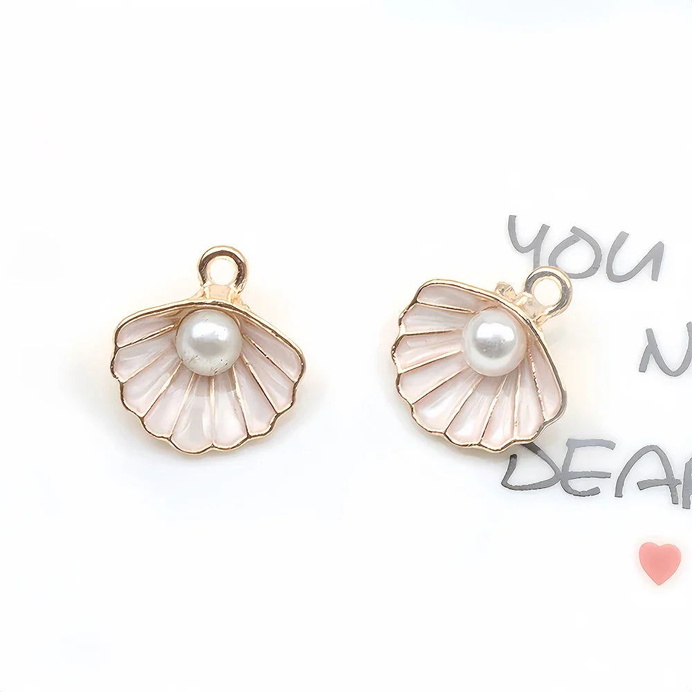 5pcs Starfish Shell Charms DIY