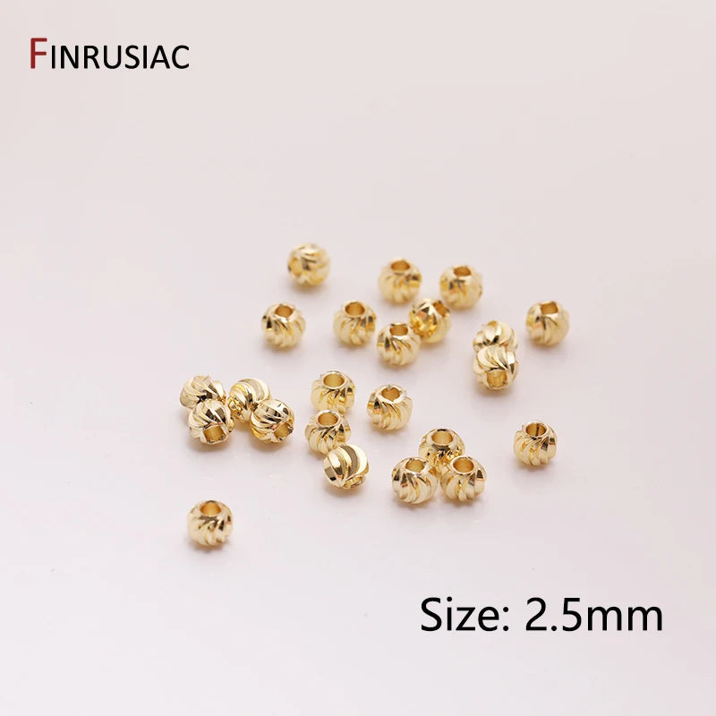 Gold Plated Flower Spacer Beads