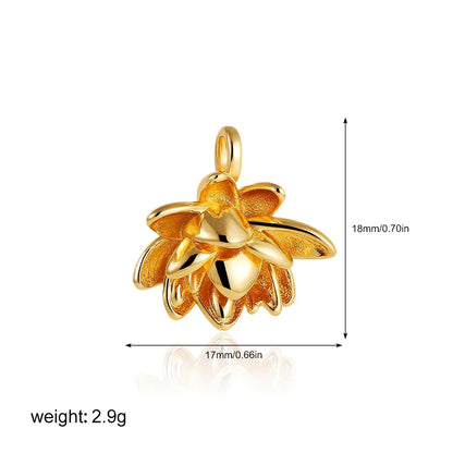 Gold Moon Star Evil Eye Pendant
