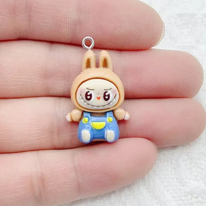 10PCS Rabbit Resin DIY Charms