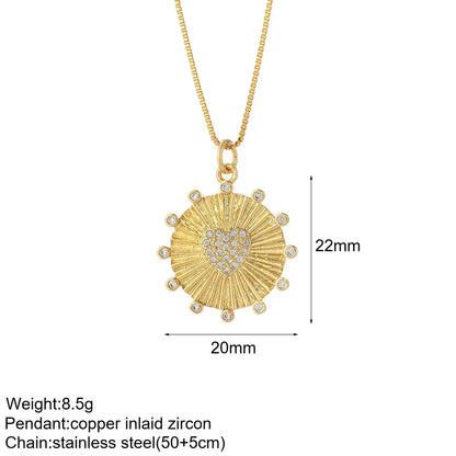 Gold Animal & Heart Necklace