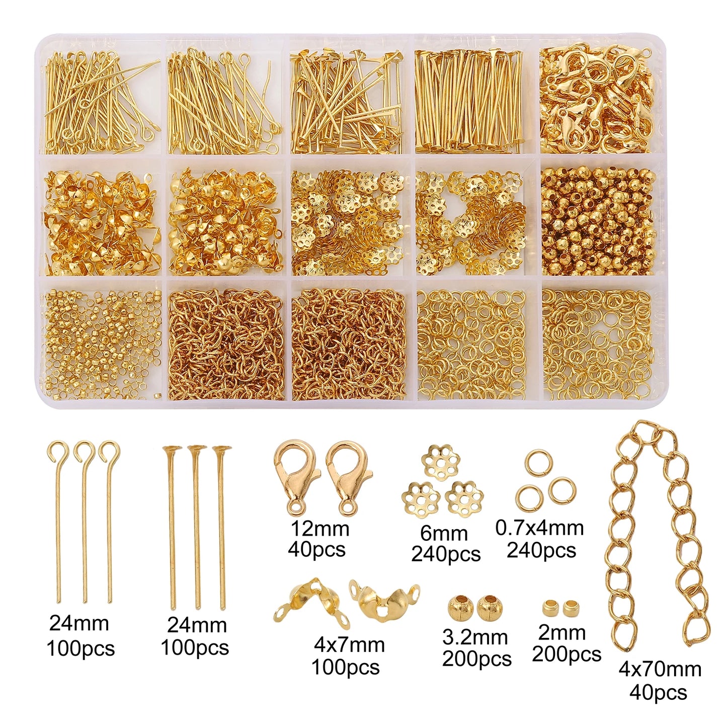 Metal Charm Set for DIY