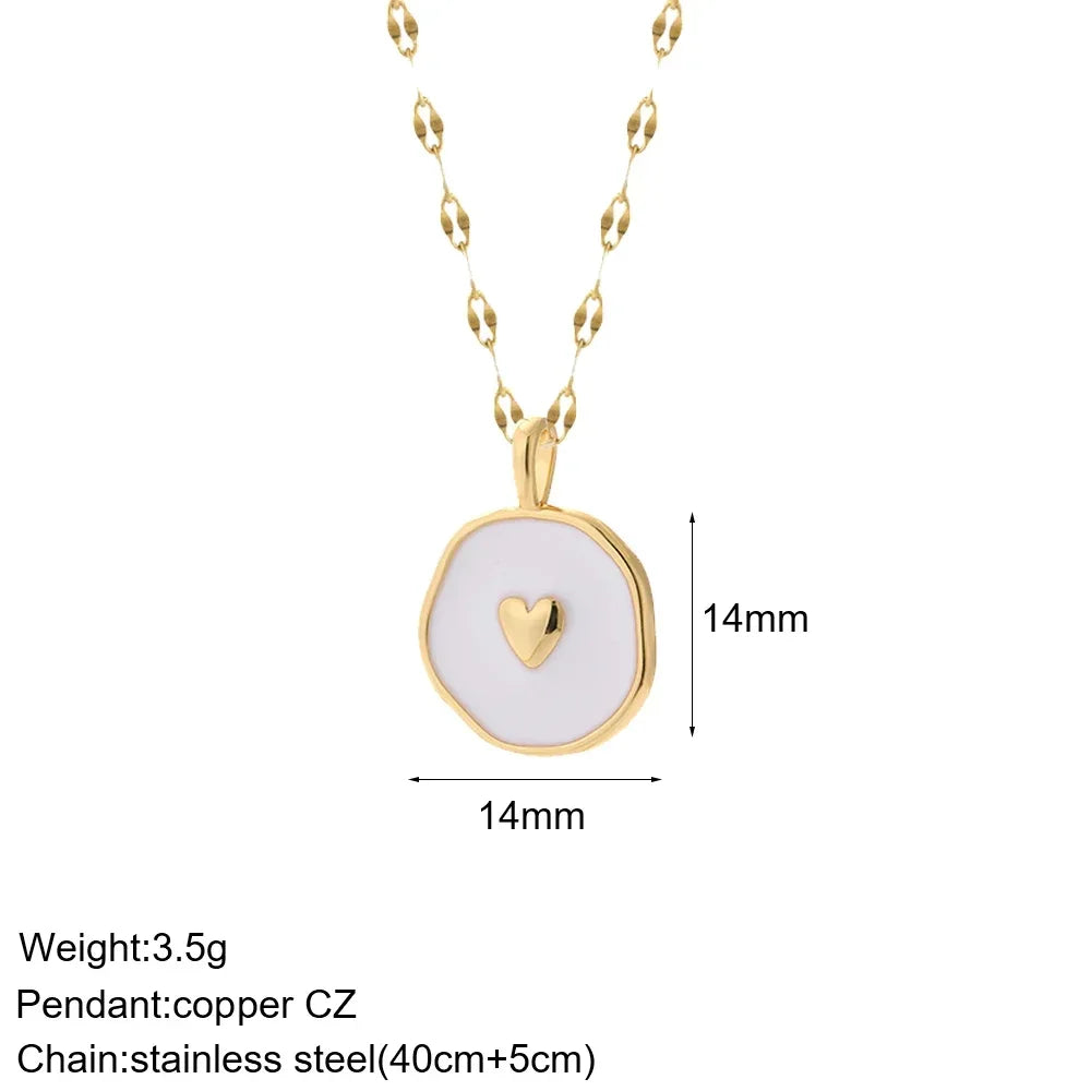 Gold Animal & Heart Necklace