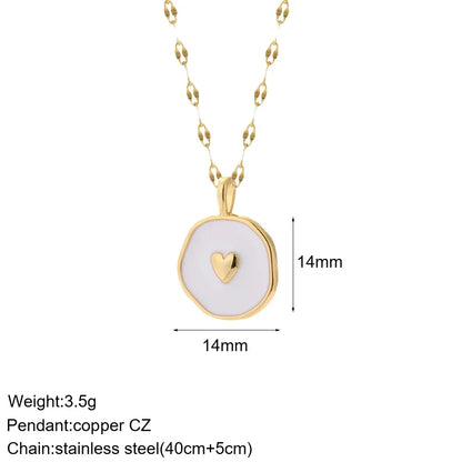 Gold Animal & Heart Necklace