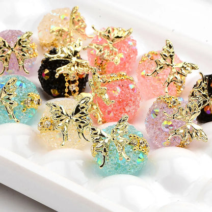 Acrylic Bowknot Beads – 3pcs