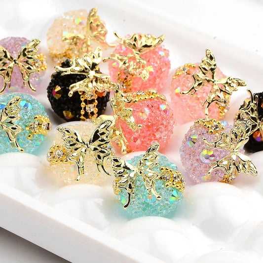 Acrylic Bowknot Beads – 3pcs