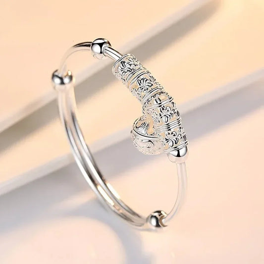 2024 Sterling Silver Stone Bangle