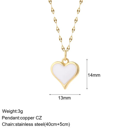 Gold Animal & Heart Necklace