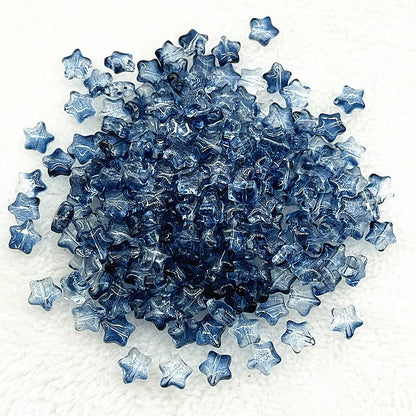 30pcs 8mm AB Star Glass Beads