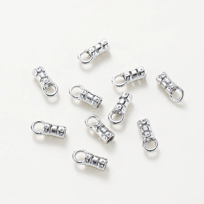 10pcs Gold Crimp End Caps DIY