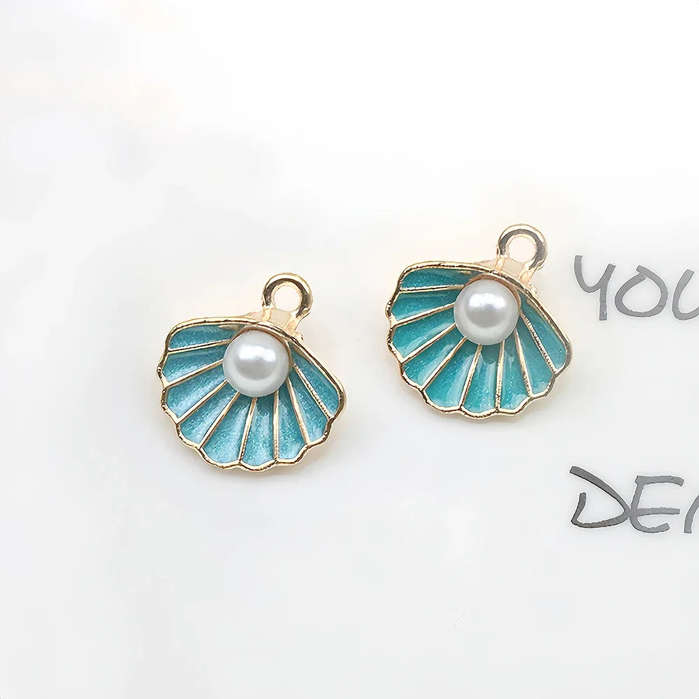 5pcs Starfish Shell Charms DIY
