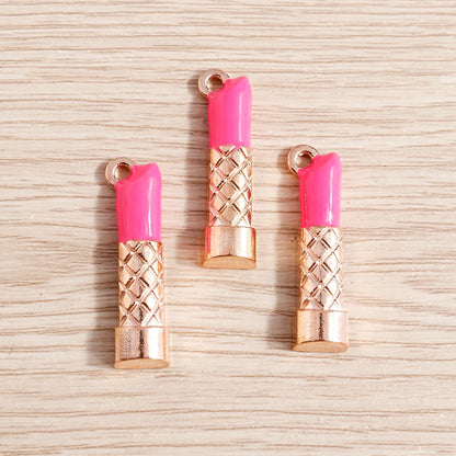 10pcs Lipstick Lips Charms