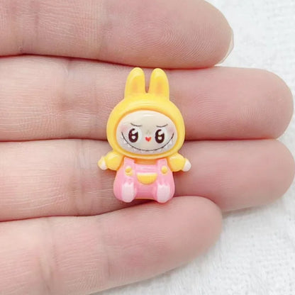 10PCS Rabbit Resin DIY Charms