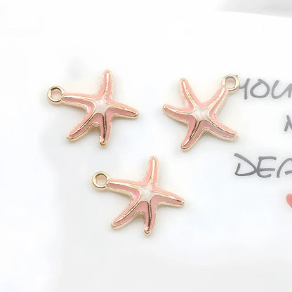 5pcs Starfish Shell Charms DIY