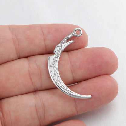 10pcs Stainless Steel Charms
