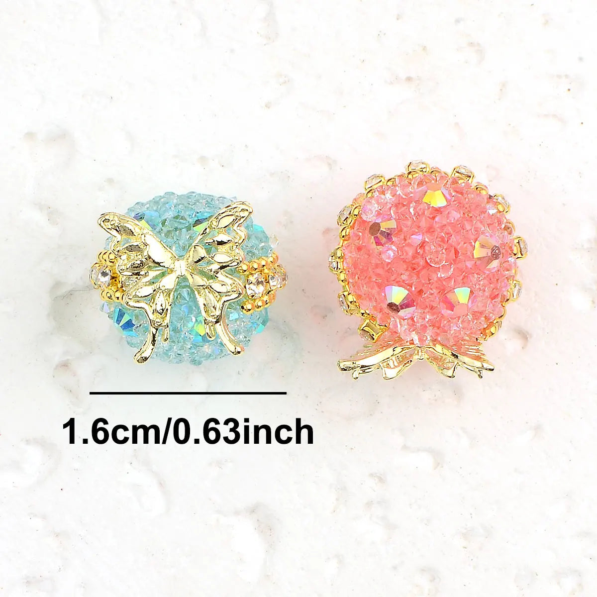 Acrylic Bowknot Beads – 3pcs