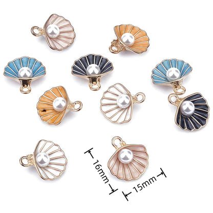 5pcs Starfish Shell Charms DIY
