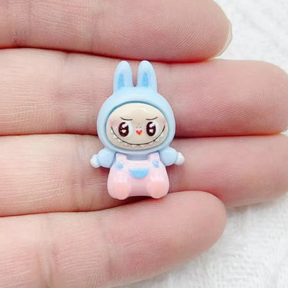 10PCS Rabbit Resin DIY Charms