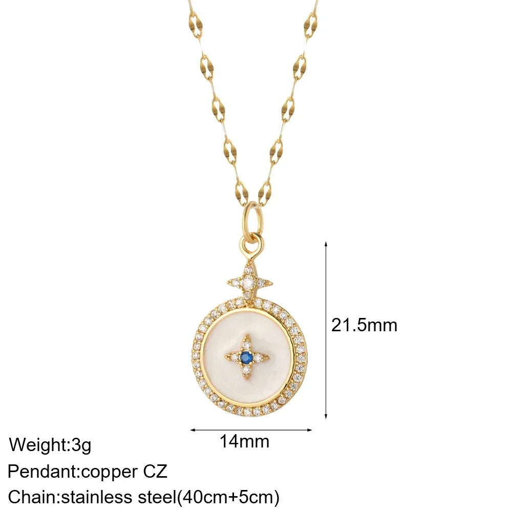 Gold Animal & Heart Necklace