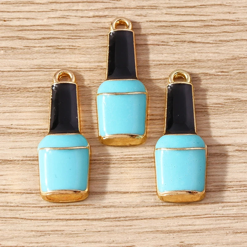 10pcs Lipstick Lips Charms