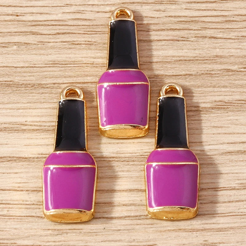 10pcs Lipstick Lips Charms