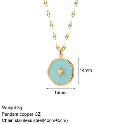 Gold Animal & Heart Necklace