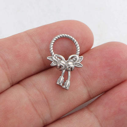 10pcs Stainless Steel Charms