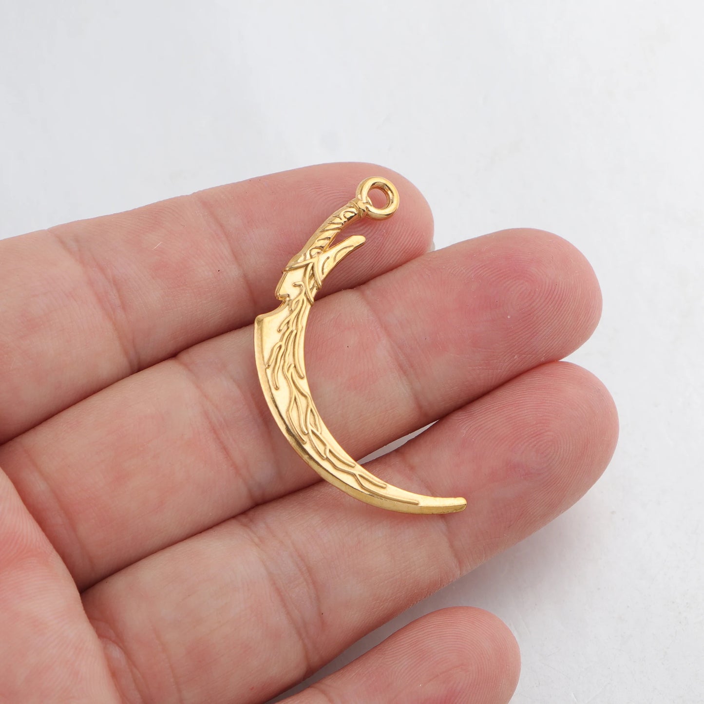 10pcs Stainless Steel Charms