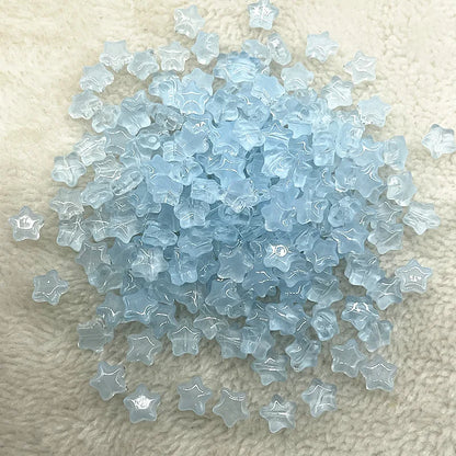 30pcs 8mm AB Star Glass Beads