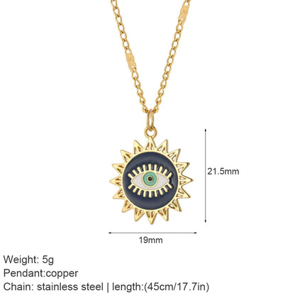 Gold Animal & Heart Necklace