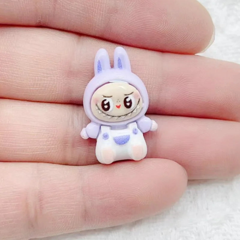 10PCS Rabbit Resin DIY Charms