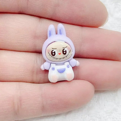 10PCS Rabbit Resin DIY Charms