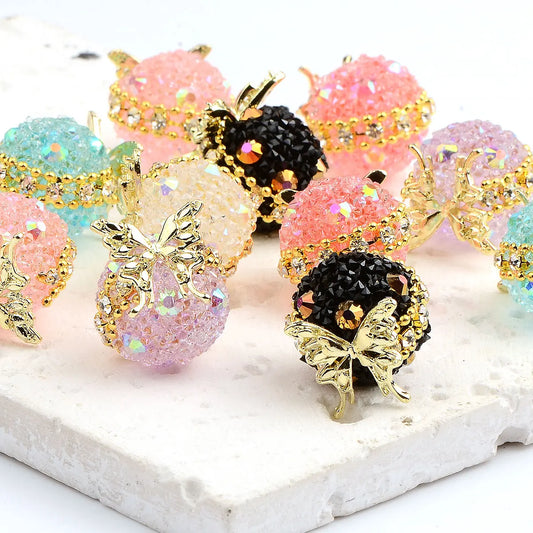 Acrylic Bowknot Beads – 3pcs