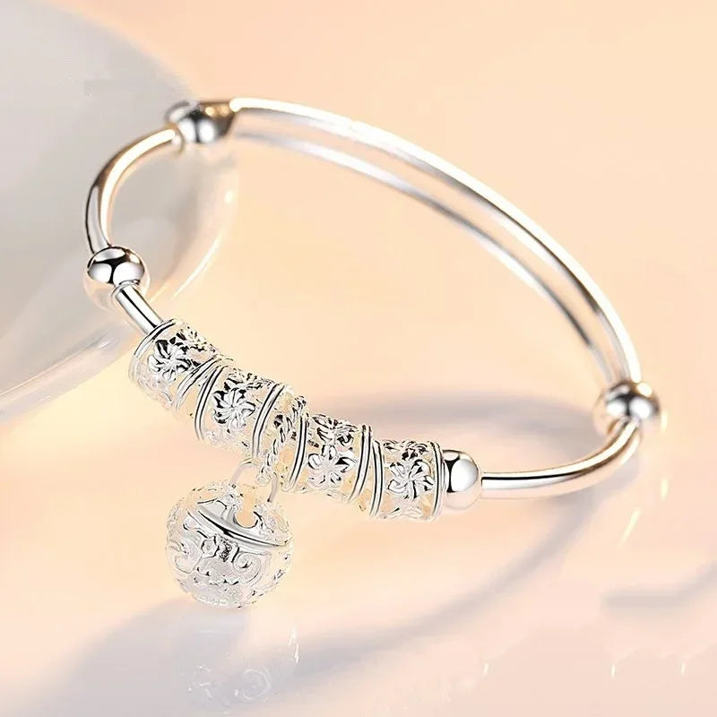 2024 Sterling Silver Stone Bangle