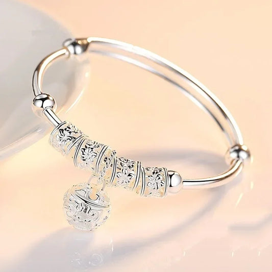 2024 Sterling Silver Stone Bangle