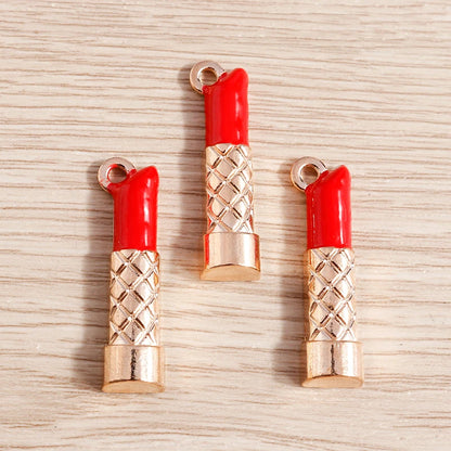 10pcs Lipstick Lips Charms