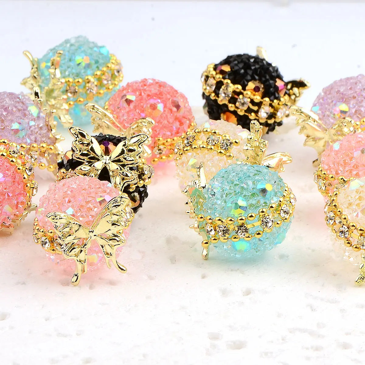 Acrylic Bowknot Beads – 3pcs