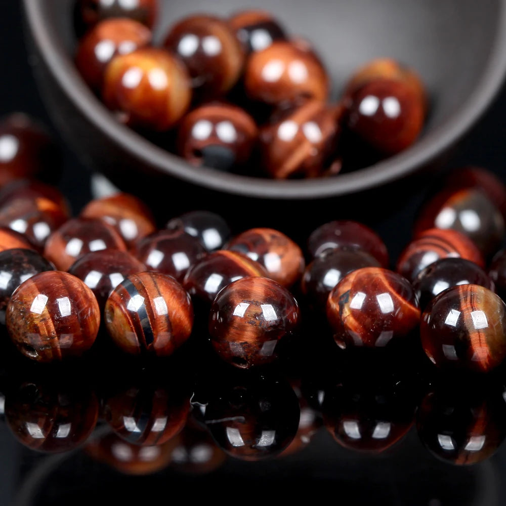 Tiger Eye Round Beads DIY