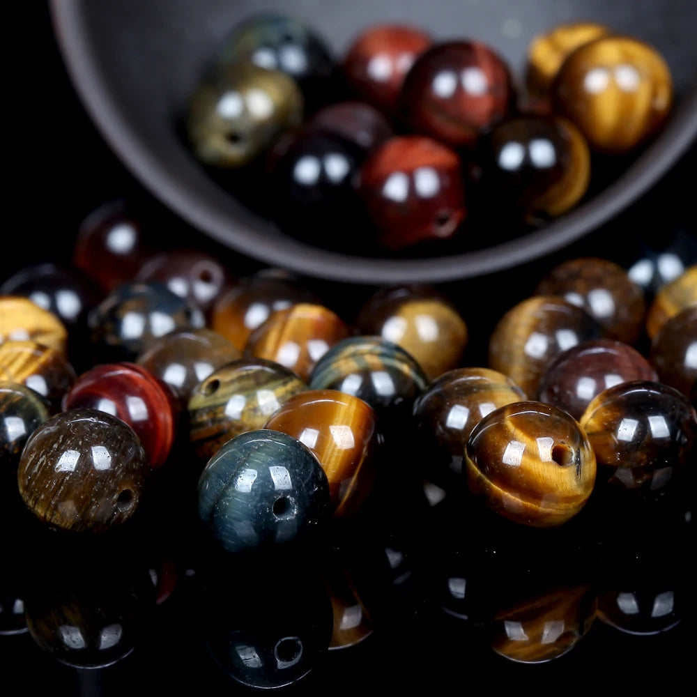 Tiger Eye Round Beads DIY